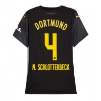 Borussia Dortmund Nico Schlotterbeck #4 Auswärtstrikot Frauen 2024-25 Kurzarm